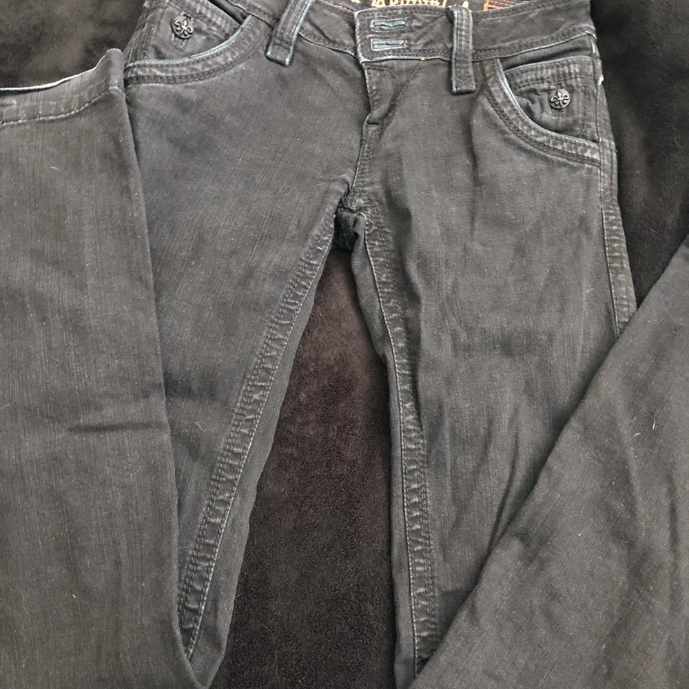 EUC Rock Revival Elizabeth Wide Leg size 27 - Picture 4 of 9
